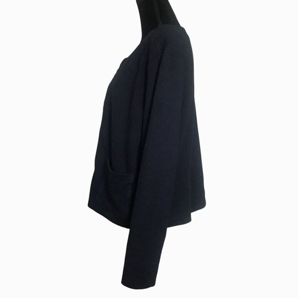 Banana Republic Snap Front Jacket in Navy Blue - Size Extra Large - Picture 3 of 6